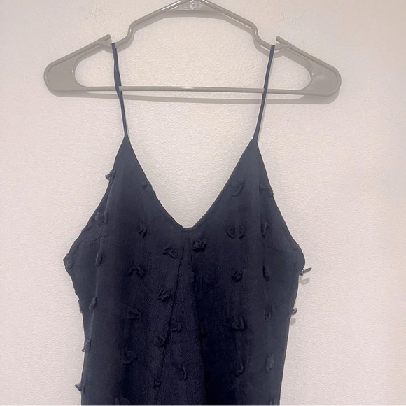 Maison De Papillon Navy Blue Textured Mini Dress - Picture 4 of 7